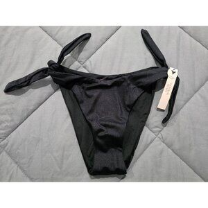 New with tags Victoria's Secret Swim Sz Med Knotted Side Tie Brazilian Bottoms